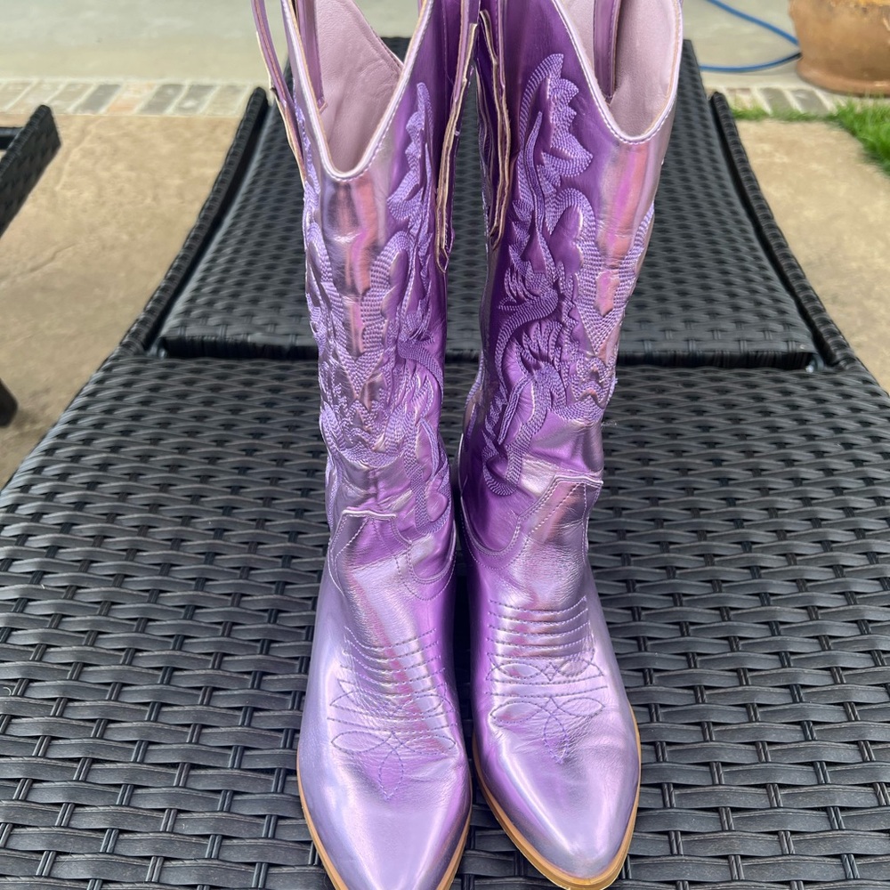 Purple Women's Cowboy Boots